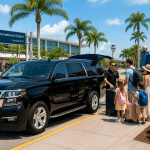 Private Orlando airport shuttle to Kissimmee with Chevrolet Suburban SUV from Orlando International Airport MCO