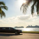 Black car service from Orlando Airport to Port Canaveral cruise terminal.
